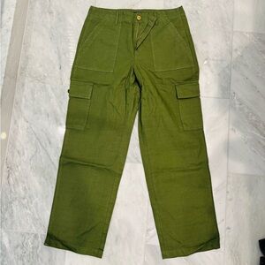 J. Crew Olive Cargo Pants for Women